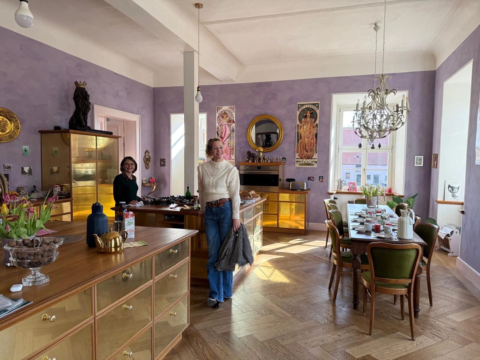 Gemeinschaftsküche auf Schloss Bündorf beim Retreat-Programm