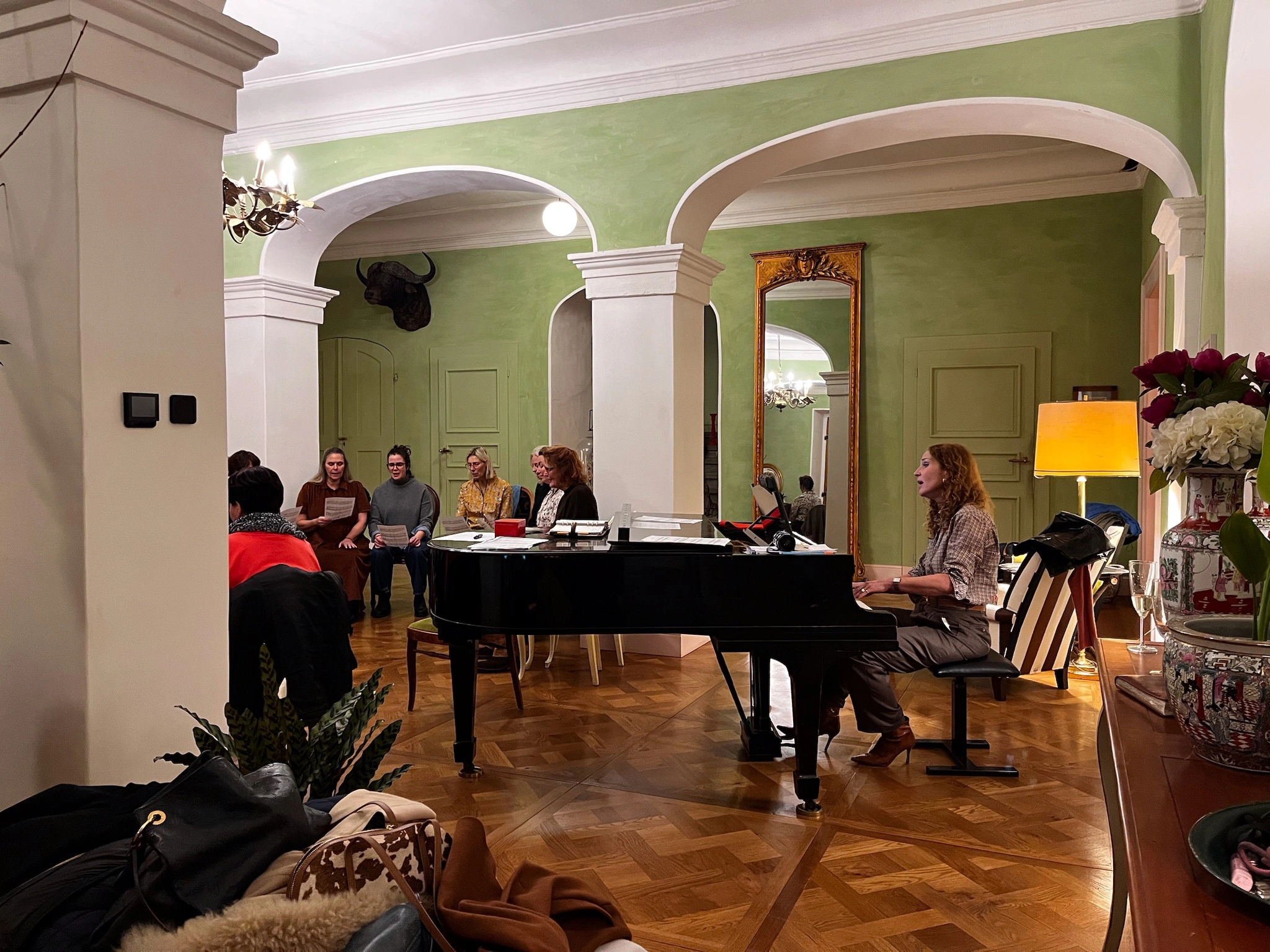 Singabend auf Schloss Bündorf, kulturelles Programm im Saalekreis