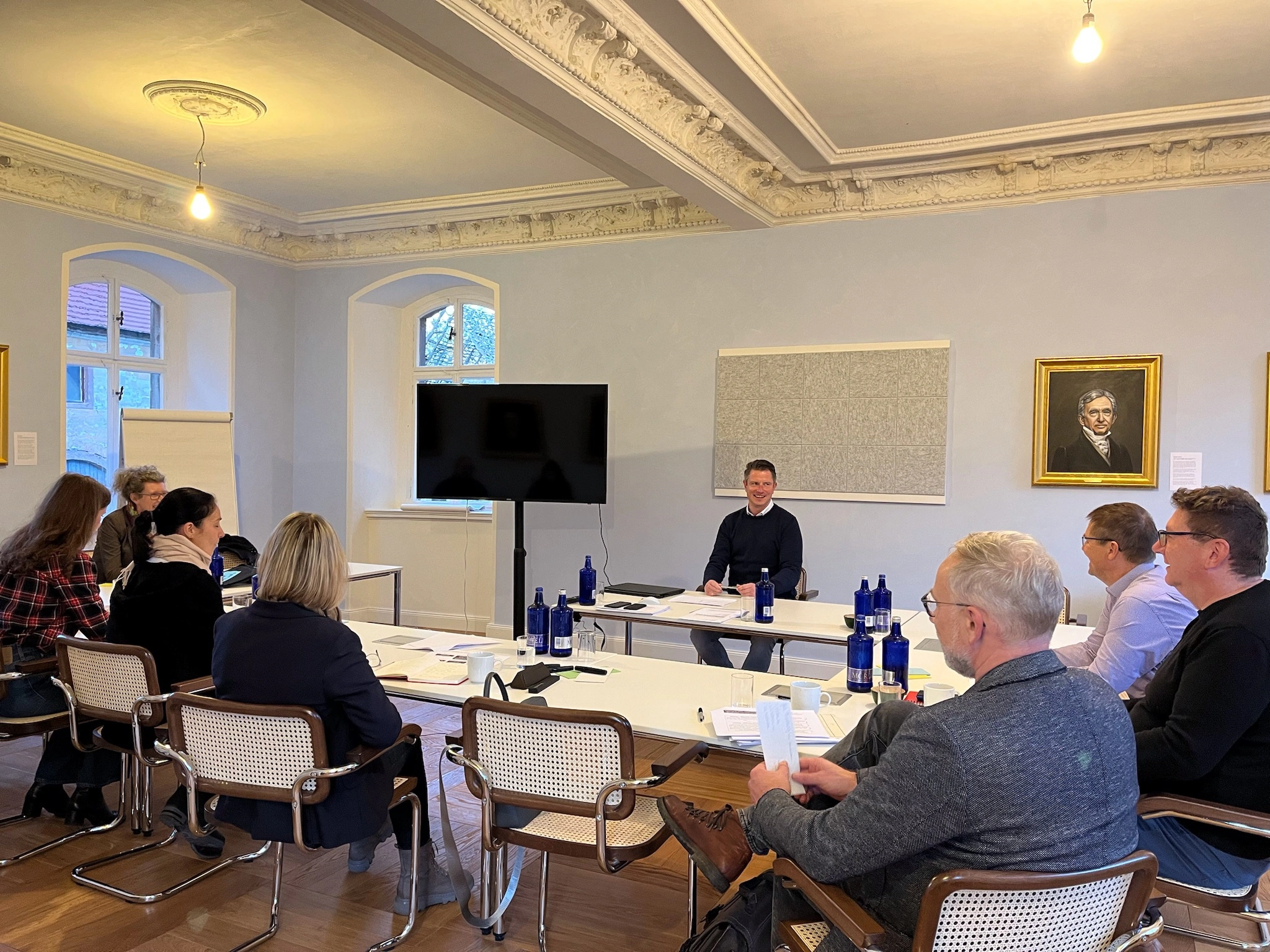 Firmenevent im Pavillon von Schloss Bündorf, Tagungslocation bei Halle