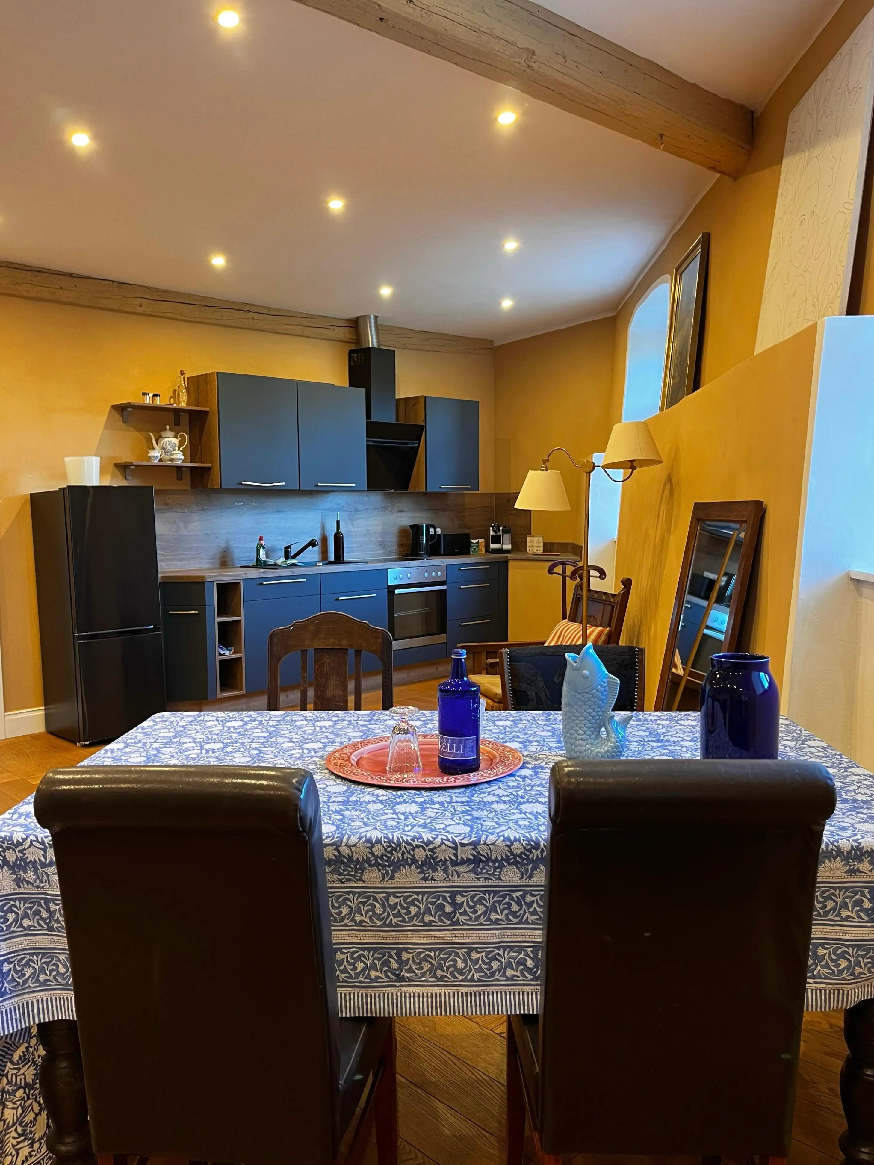 Wohnbereich im Torhaus, Ferienwohnung auf Schloss Bündorf